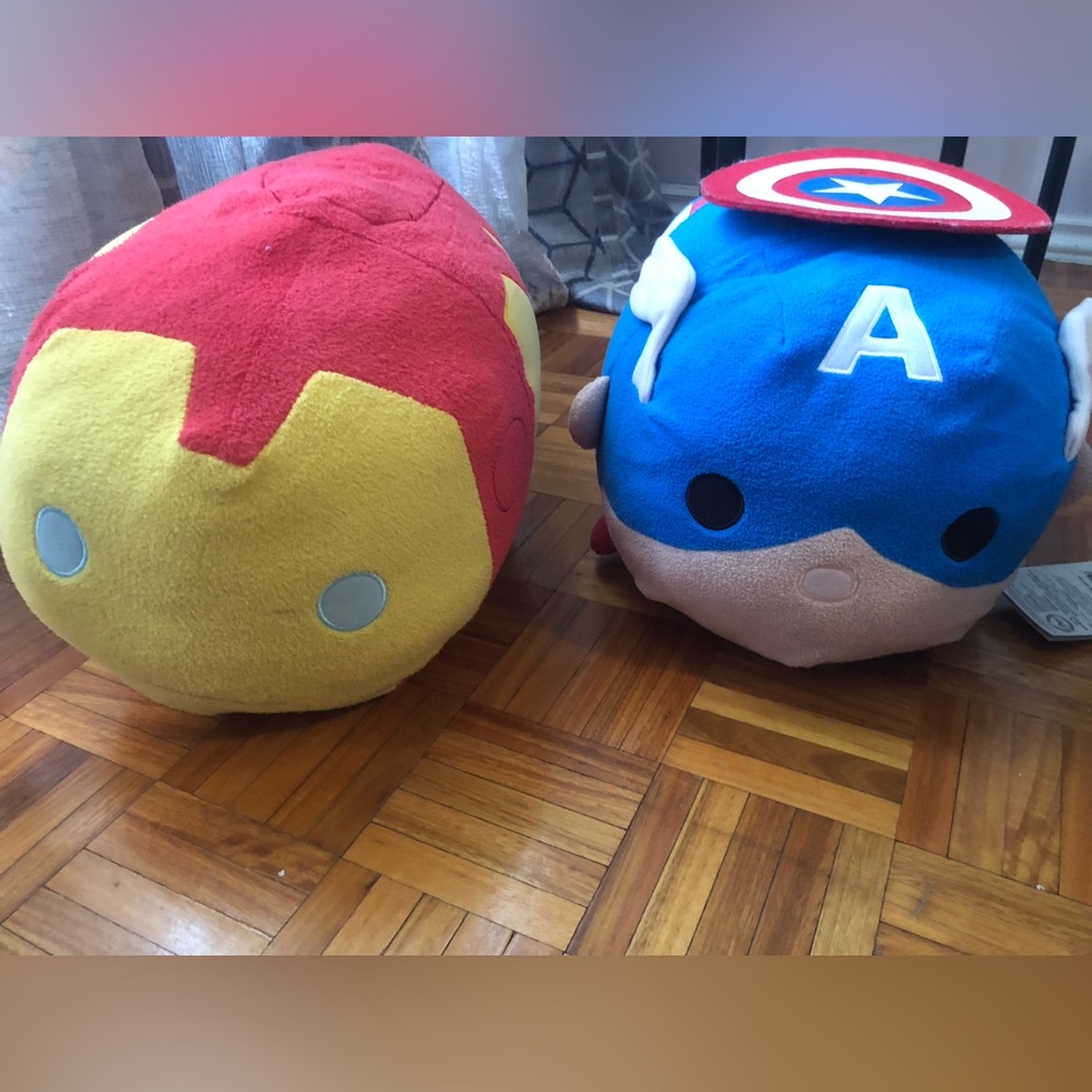 Marvel plush toys Iron Man and Captin America TSUM TSUM MARVEL DISNEY